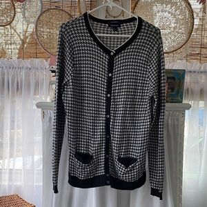 Houndstooth Cardigan